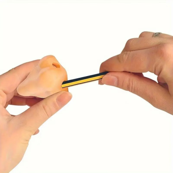 콧구멍 연필깎이 연필깍이 쓸데없는 쓸모없는 웃긴 킹받는 친구 선물 연필 문구류 사무용품