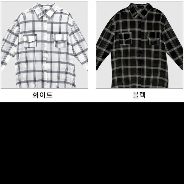 체크패턴 셔츠 남방 단순한 포인트 클래식한 포멀한 룩 매치해도 세련된 느낌 다양한 스타일