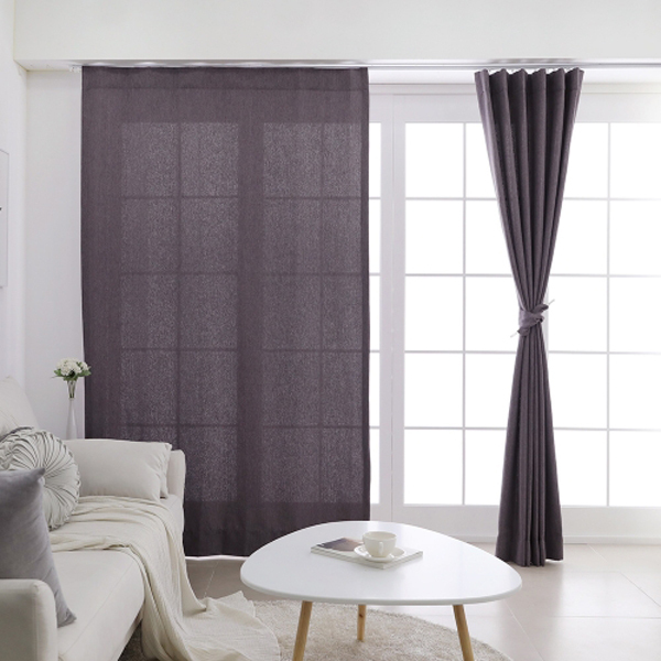 숲속엔 항균 피톤치드커튼 퍼플 나비주름 75x230cm 1장