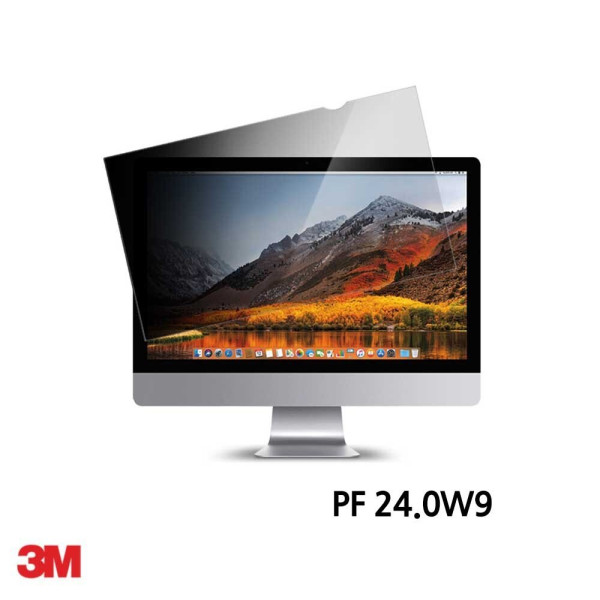 3M PF 24 0W9 모니터 블랙 정보 보안필름 532x299 모니터 액정필름