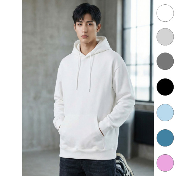 유니바운드 후드티 커플티 오버핏 단체복 루즈핏 캐주얼룩 무지 커스텀후드티 빅사이즈 단체티