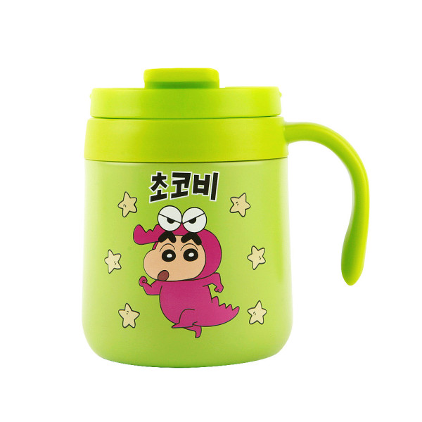 짱구 핸디 스텐 머그 400ml-초코비