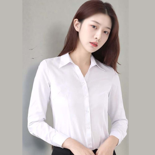 더헤이만 반팔블라우스 셔츠 유니폼제작 맞춤셔츠 주문제작 흰남방 와이셔츠