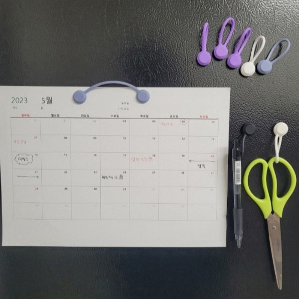 다목적 케이블타이 냉장고자석