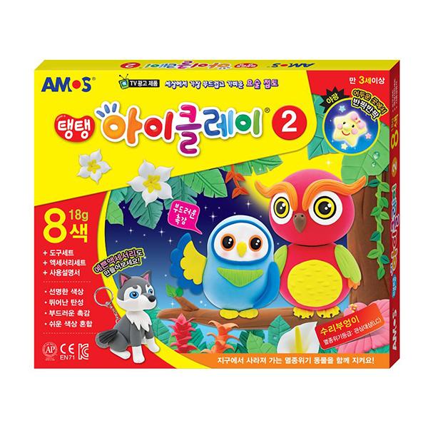 아모스 탱탱아이클레이8본(18gx8색)