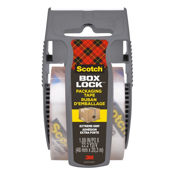 3M 스카치 박스락 포장용 테이프 195 48mm x 20m 투명