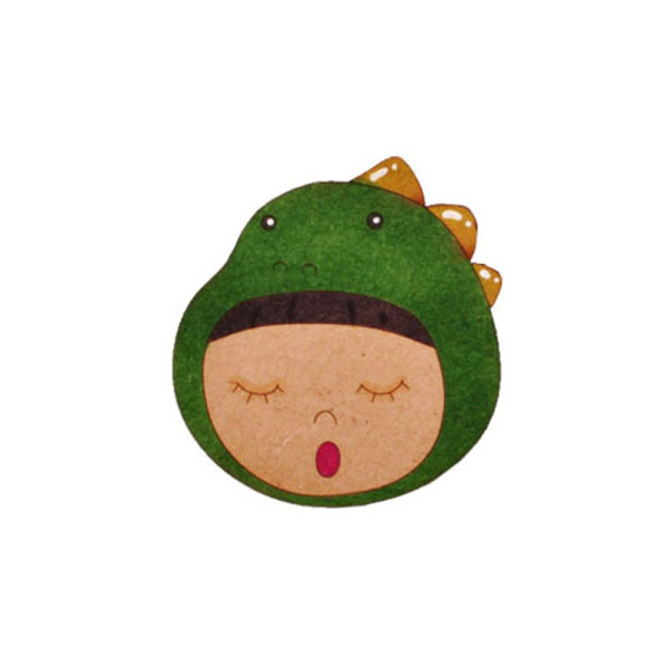 (YO) 우드아트 공룡소녀 4.5T (10개입) (WA516)