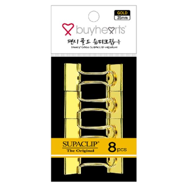 팬시 슈파크립 골드(중 25mm 8개입)