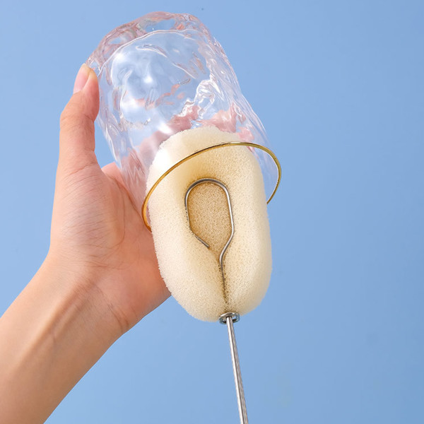 텀블러 병 설거지 세척 솔 집게 1p 스펀지 4P 34.5cm