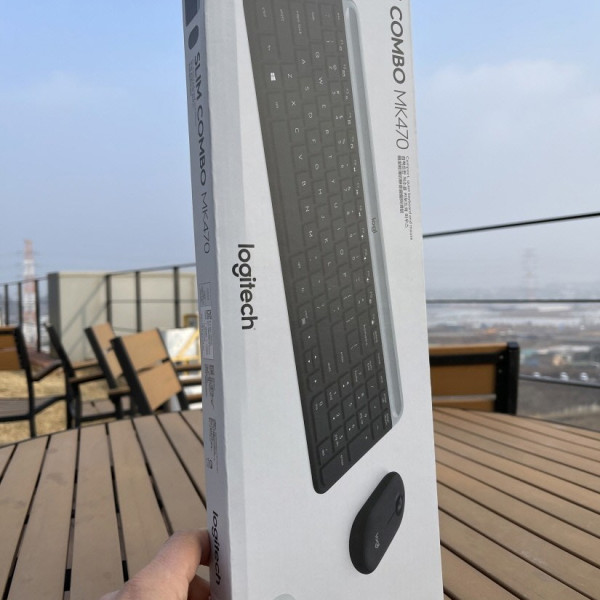 로지텍 MK470 슬림 무선 콤보 컴팩트 저소음 블랙