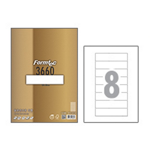 라벨지 물류관리용 8칸 20매 LQ-3660 폼텍