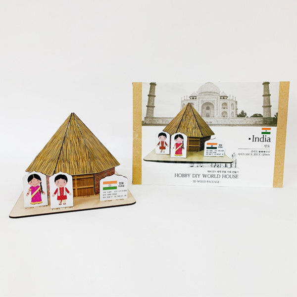 (TD) 하비DIY 세계전통가옥만들기 - 인도