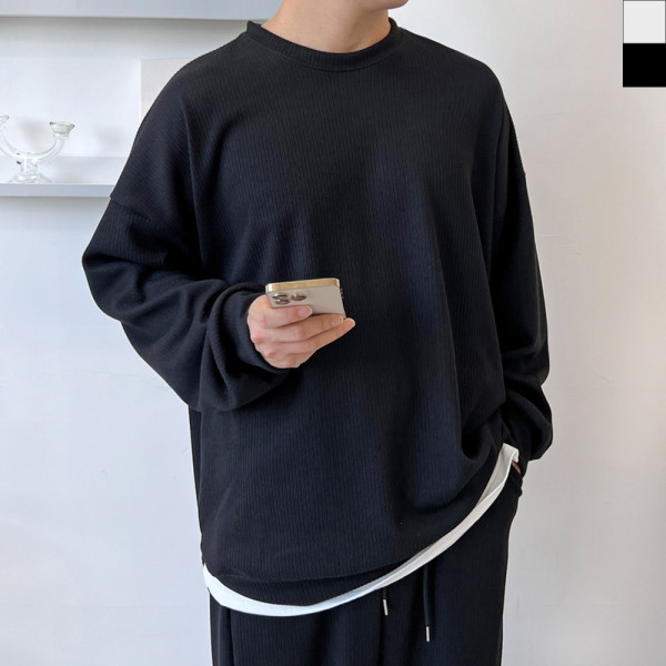2L- TTA 2036 남자빅사이즈 보들보들 골지맨투맨