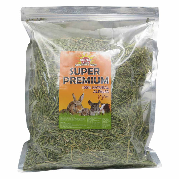슈퍼주 프리미엄 알팔파 건초 기니피그 토끼사료 500g