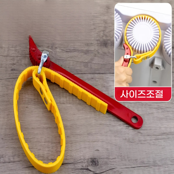 질긴 폴리매쉬 스트랩렌치 벨트 렌치 8인치 오일 필터 캡 파이프 배관 공구
