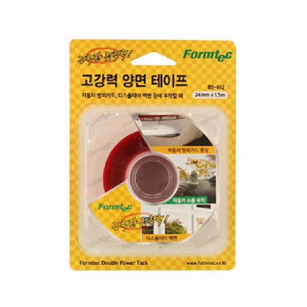 폼텍 고강력양면테이프 BS-612(투명 24mmx1.5m)