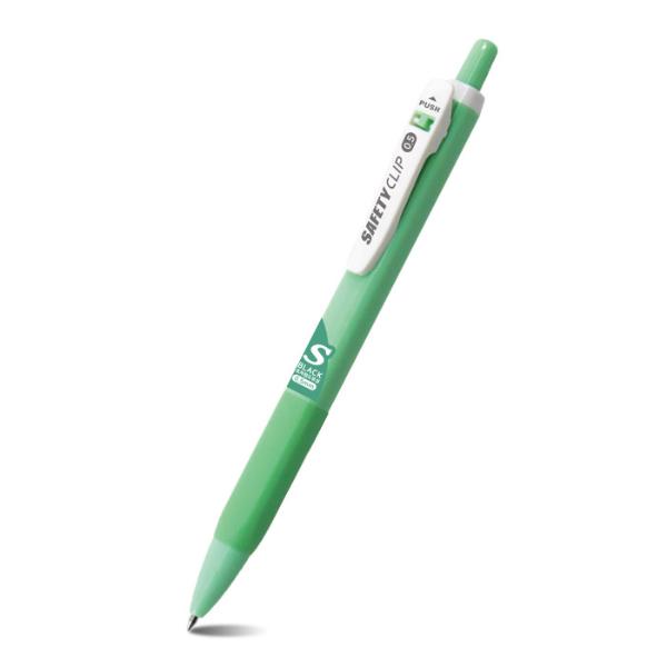 마이펜 세이프티클립S 볼펜 0.5mm 에메랄드그린