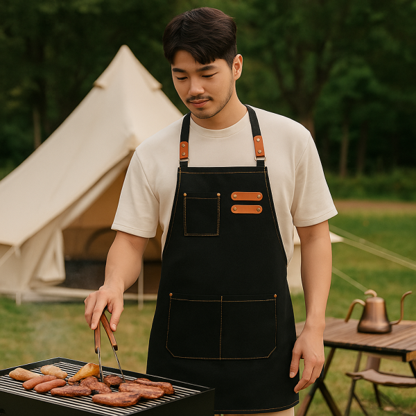 다용도 멀티 남자 여자 앞치마 공용 바리스타 카페 목공 작업 까페 가정 캠핑 쉐프 미술