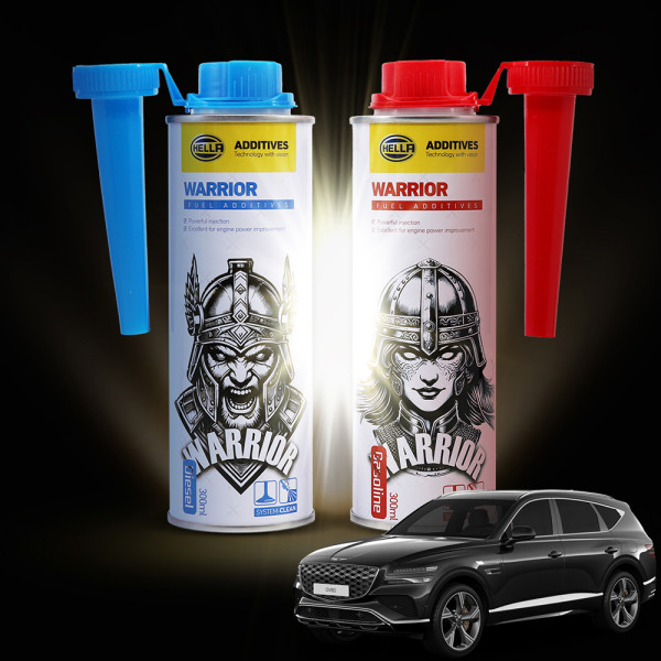 GV80 가솔린,디젤 프리미엄 연비향상 헬라 워리어 연료첨가제 300ML