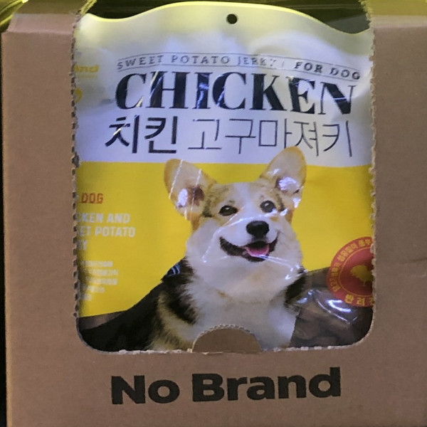 노브랜드 치킨 고구마져키 1kg 반려견용 애견 사료