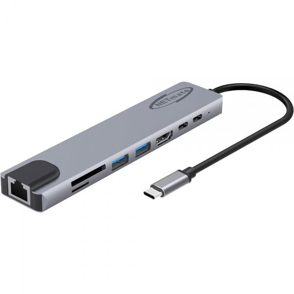 USB Type-C 8포트 멀티 허브 길이 15cm