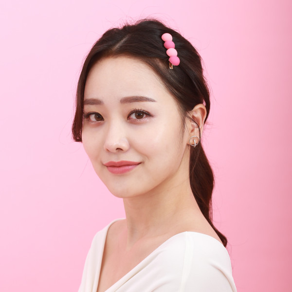반달콩 헤어 집게핀