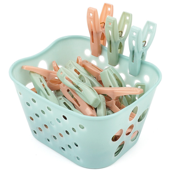 30P 빨래집게 바구니세트