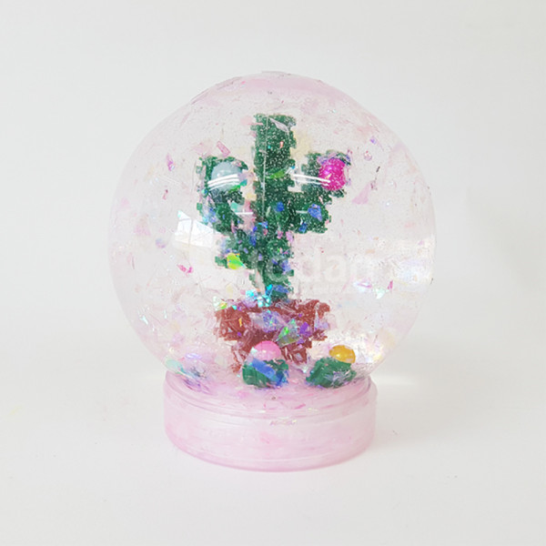 (TD) (집콕) 블럭 선인장 워터볼 - 1인세트