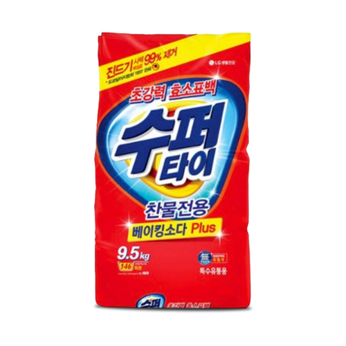 수퍼타이 베이킹소다 플러스 9 5kg 세탁세제 가루세제 빨래