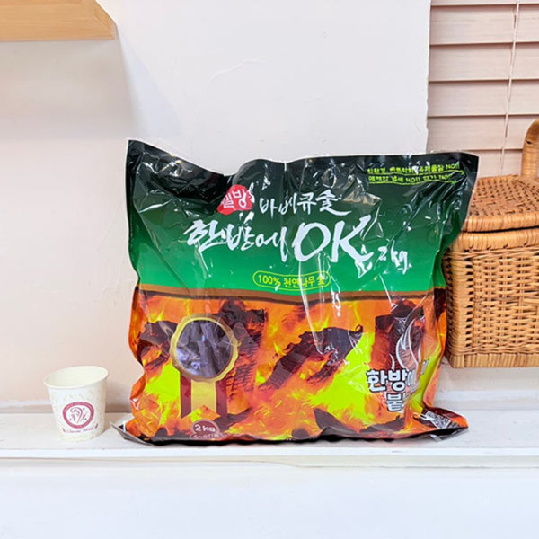 한방에OK 바베큐숯 2kg