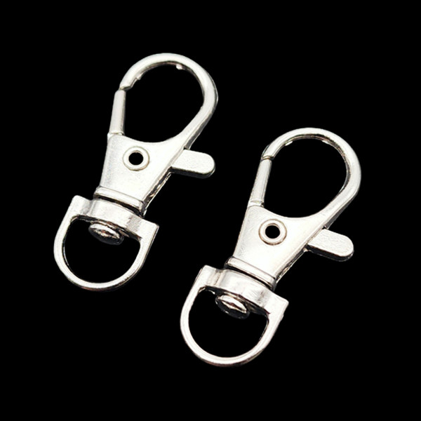 키링 연결고리 붕어 열쇠 고리 링 실버 34mm 10개