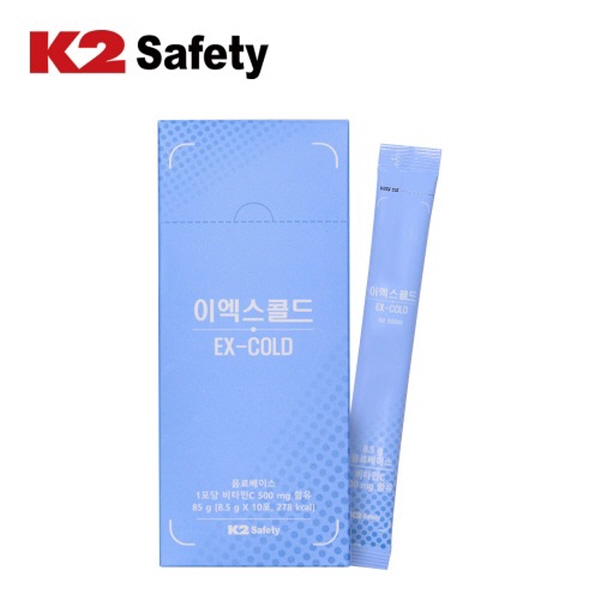 K2 이엑스콜드 식염포도당 (10포입) 소다맛 8.5g