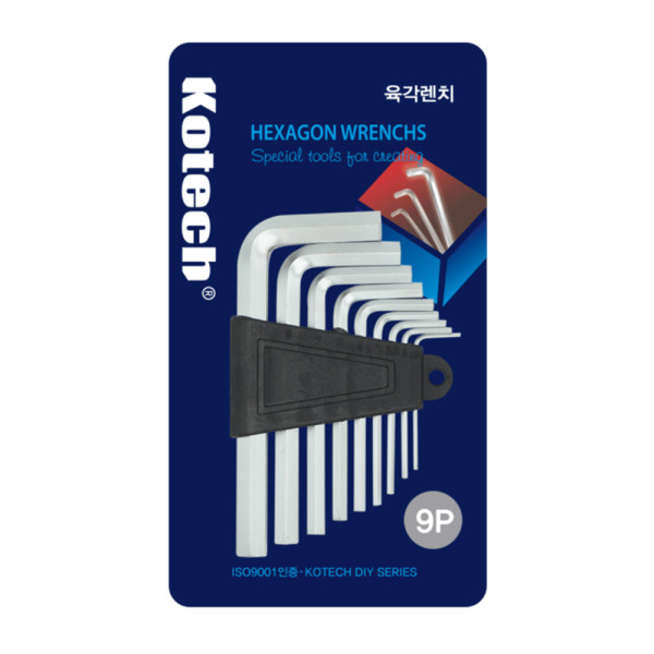 코텍 육각렌치 9P