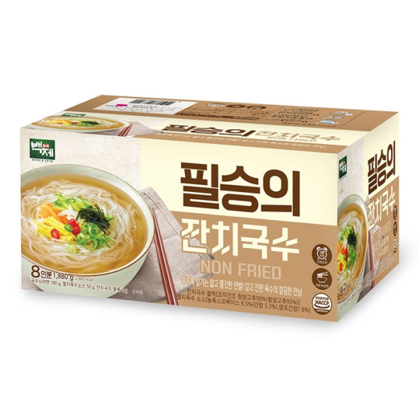 백제 필승의 잔치국수 235g x 8