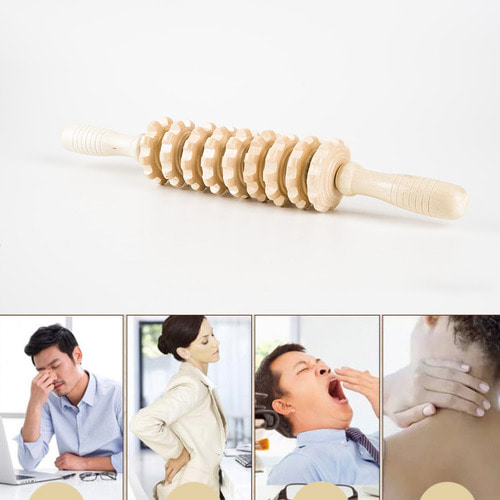 원목 롤러 마사지바 안마봉 마사지스틱