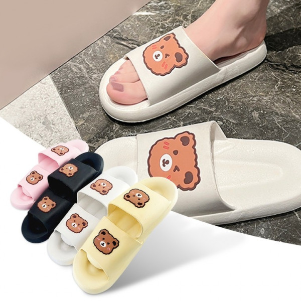 MISO 푹신 캐릭터 슬리퍼 발편한 고무 실내화