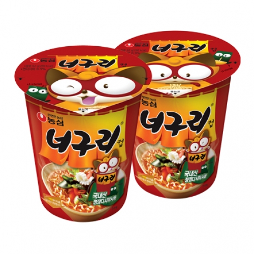 농심 너구리 소컵 6개입