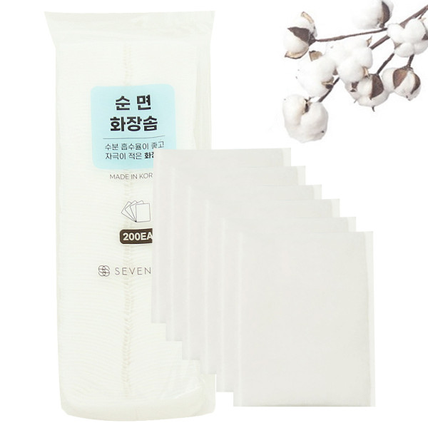 인파우치 순면화장솜 200매