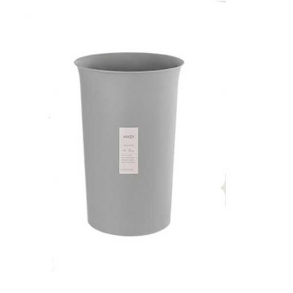 심플 오픈 원형휴지통 20L 그레이