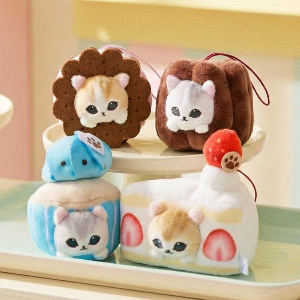 모후샌드 발바닥젤리 스위츠냥 인형키링 10cm-랜덤