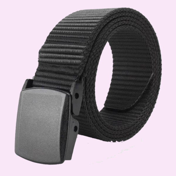 나일론 원터치 플라스틱 버클 다목적 패션 허리띠