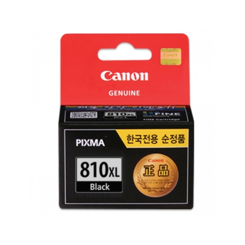 캐논 잉크 PG 810XL BK 블랙 잉크