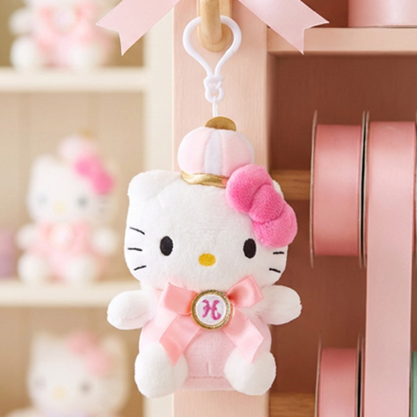 산리오 헬로키티 왕관 가방고리 13cm