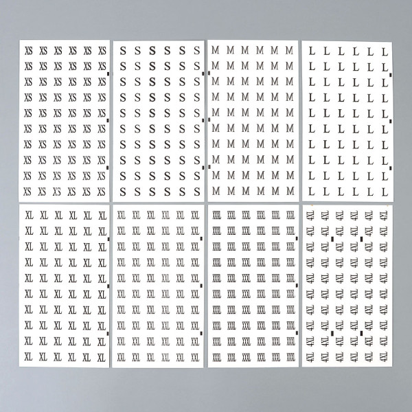 60P 사이즈 스티커 1장