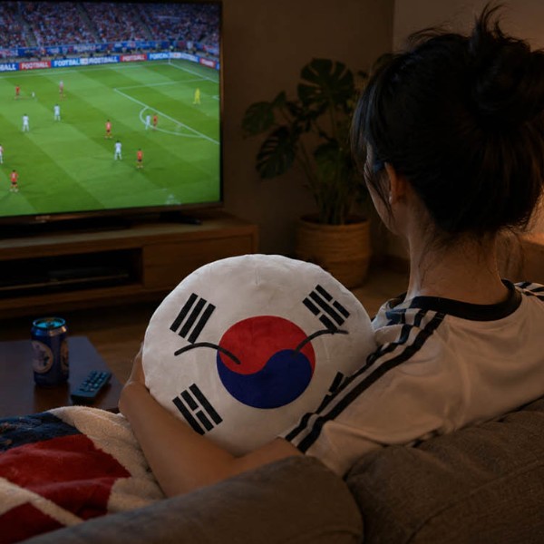태극 원형쿠션 축구 야구 농구 다양한 스포츠 경기 응원 방석 BM-527
