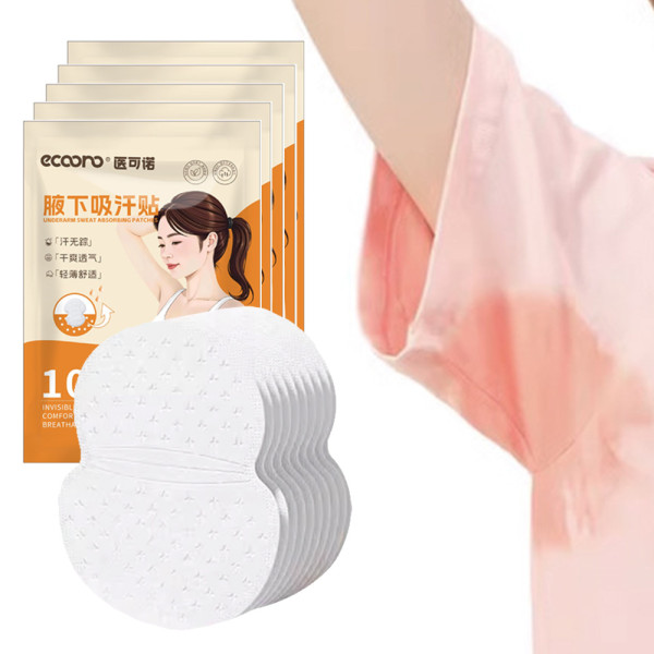 장만A672 겨땀 흡수 패드 50매 겨드랑이땀 의류부착 테이프 피부보호 악취차단 무름방지
