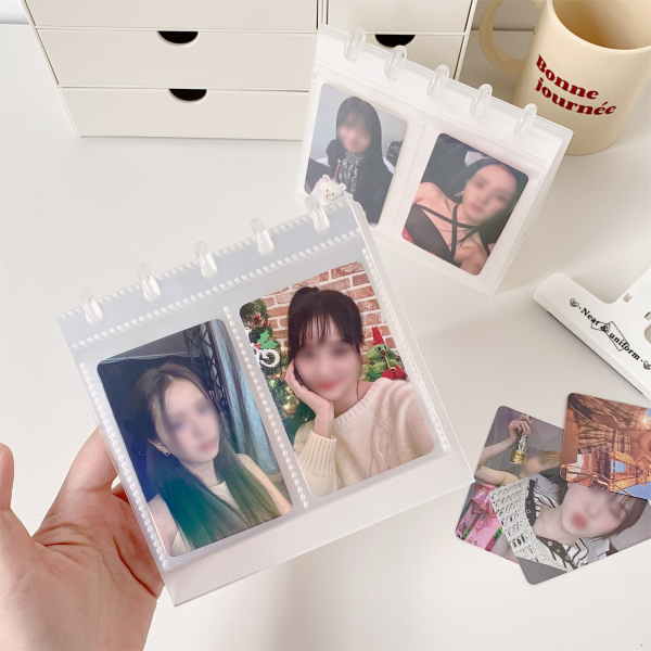 반투명 사진앨범 탁상앨범 바인더 포카앨범 본품
