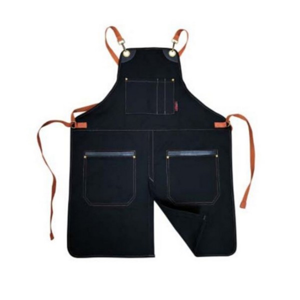 아티스트 앞치마 대 검정 면 62x80 AP-L-BK 산돌