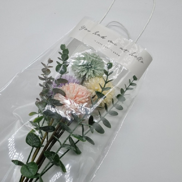 꽃다발 포장 봉투 중 꽃 비닐 봉투