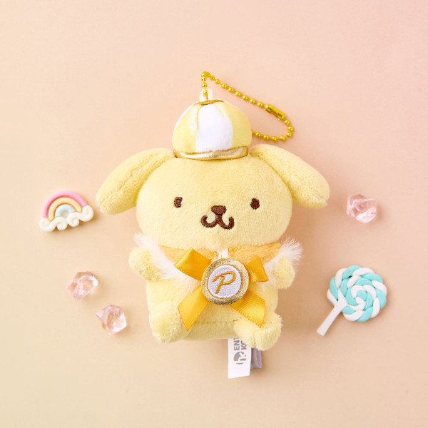 산리오 폼폼푸린 왕관 가방고리 8cm